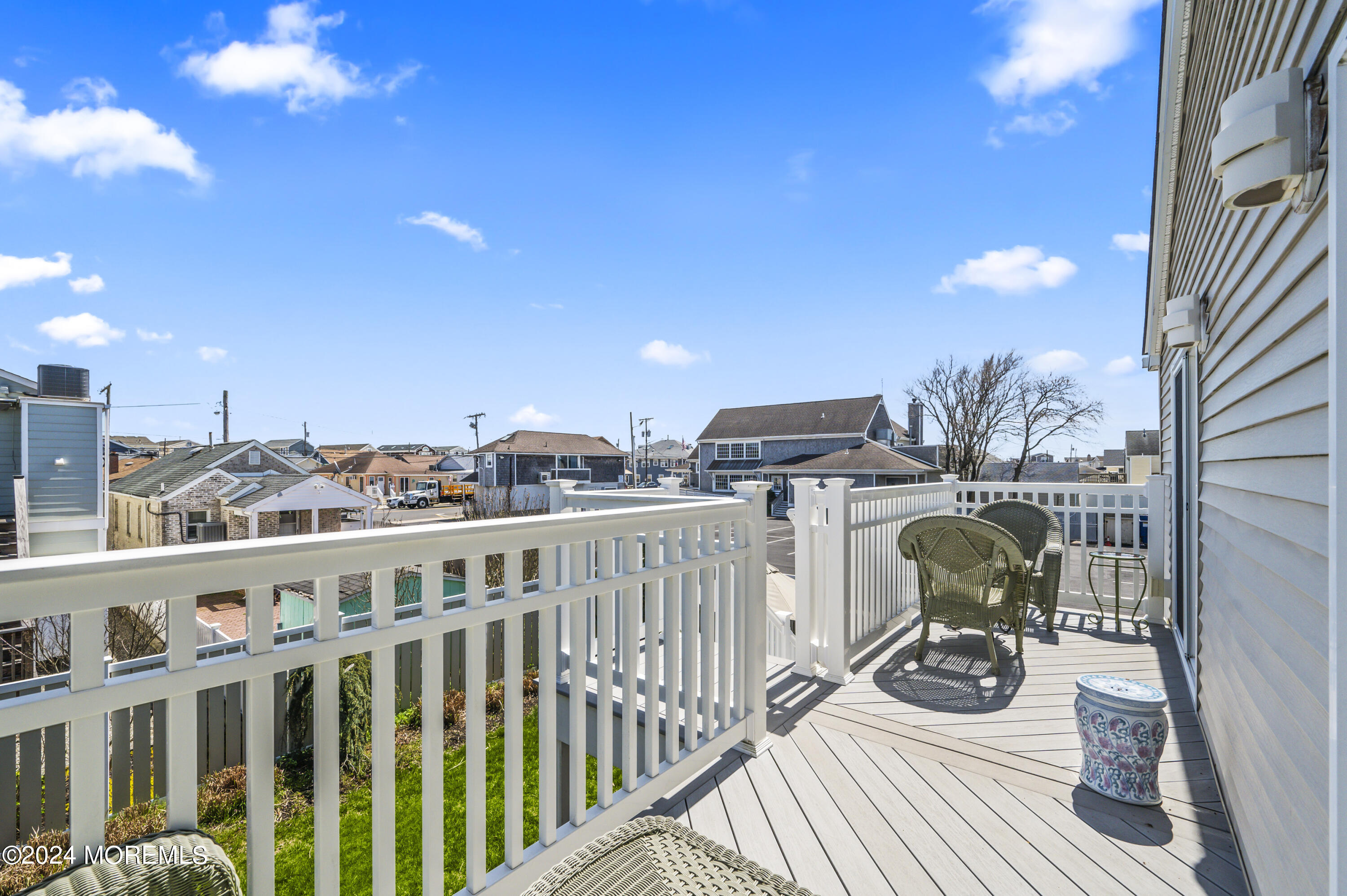 204 Randall Avenue Point Pleasant Beach, NJ 08742 - Photo 21 of 29 a view of a balcony with furniture