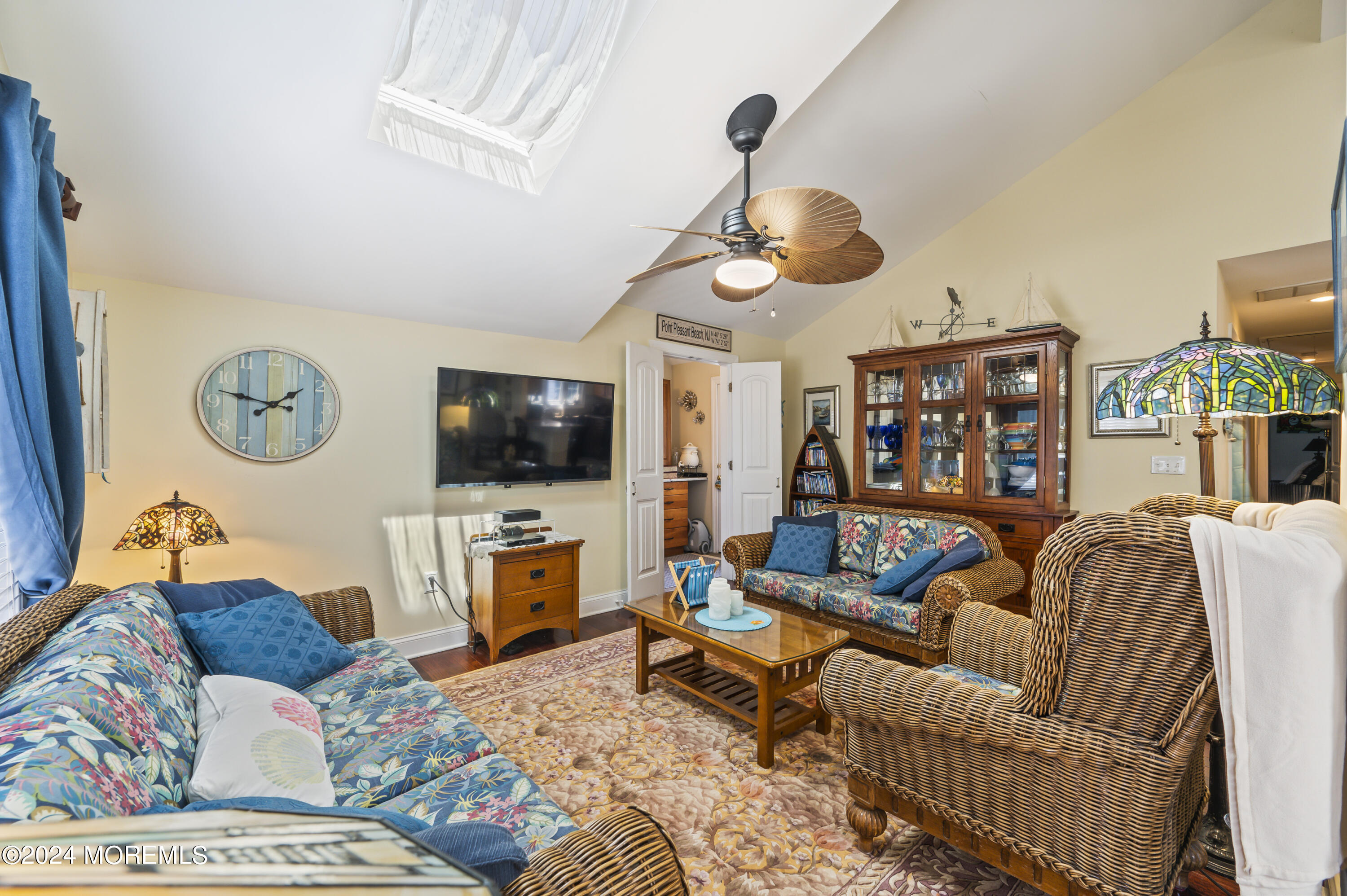 204 Randall Avenue Point Pleasant Beach, NJ 08742 - Photo 8 of 29 a living room with furniture and a flat screen tv