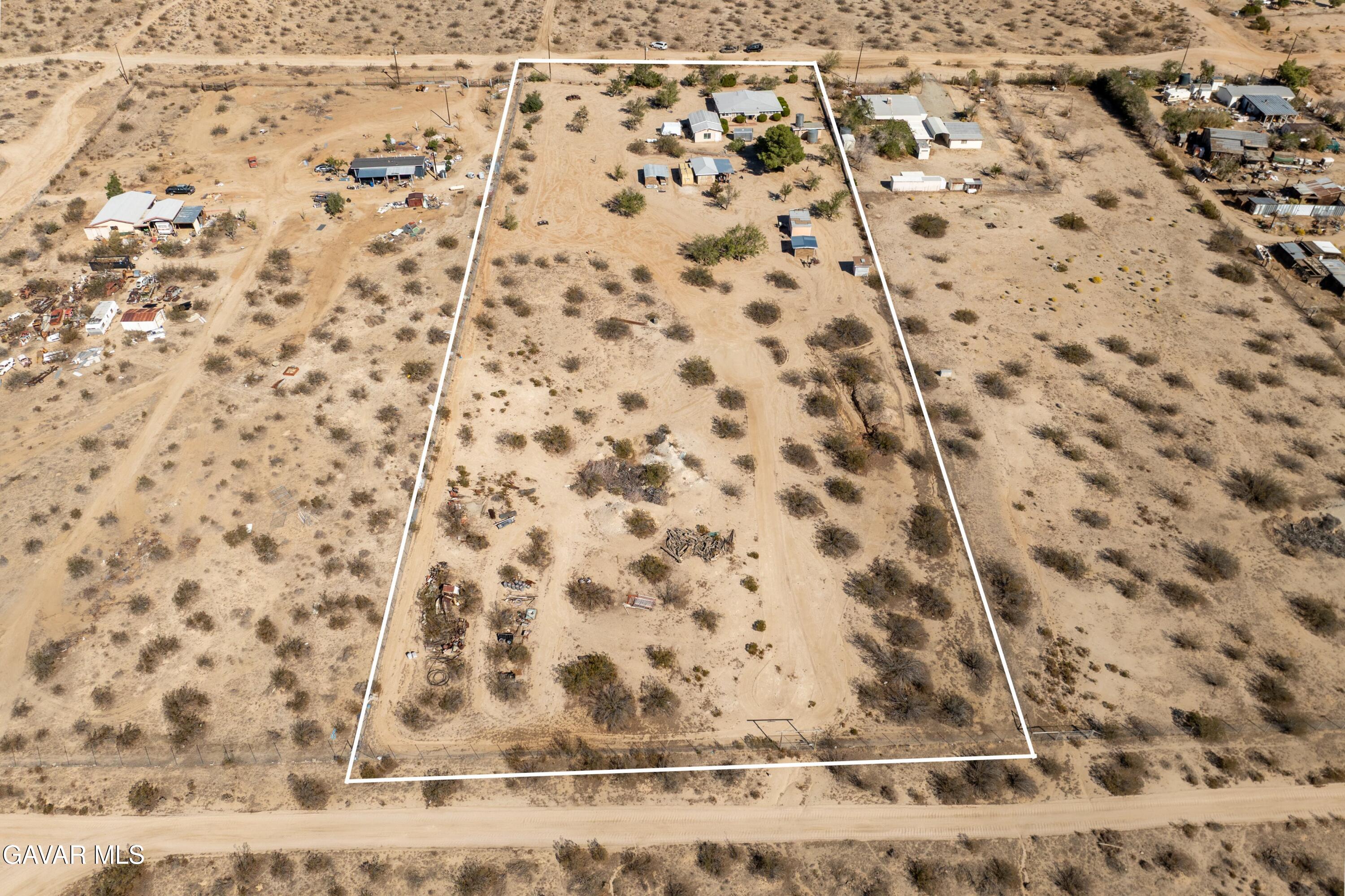 3350 Dawn Road Rosamond, CA 93560 - Photo 36 of 39 drone boundary 5