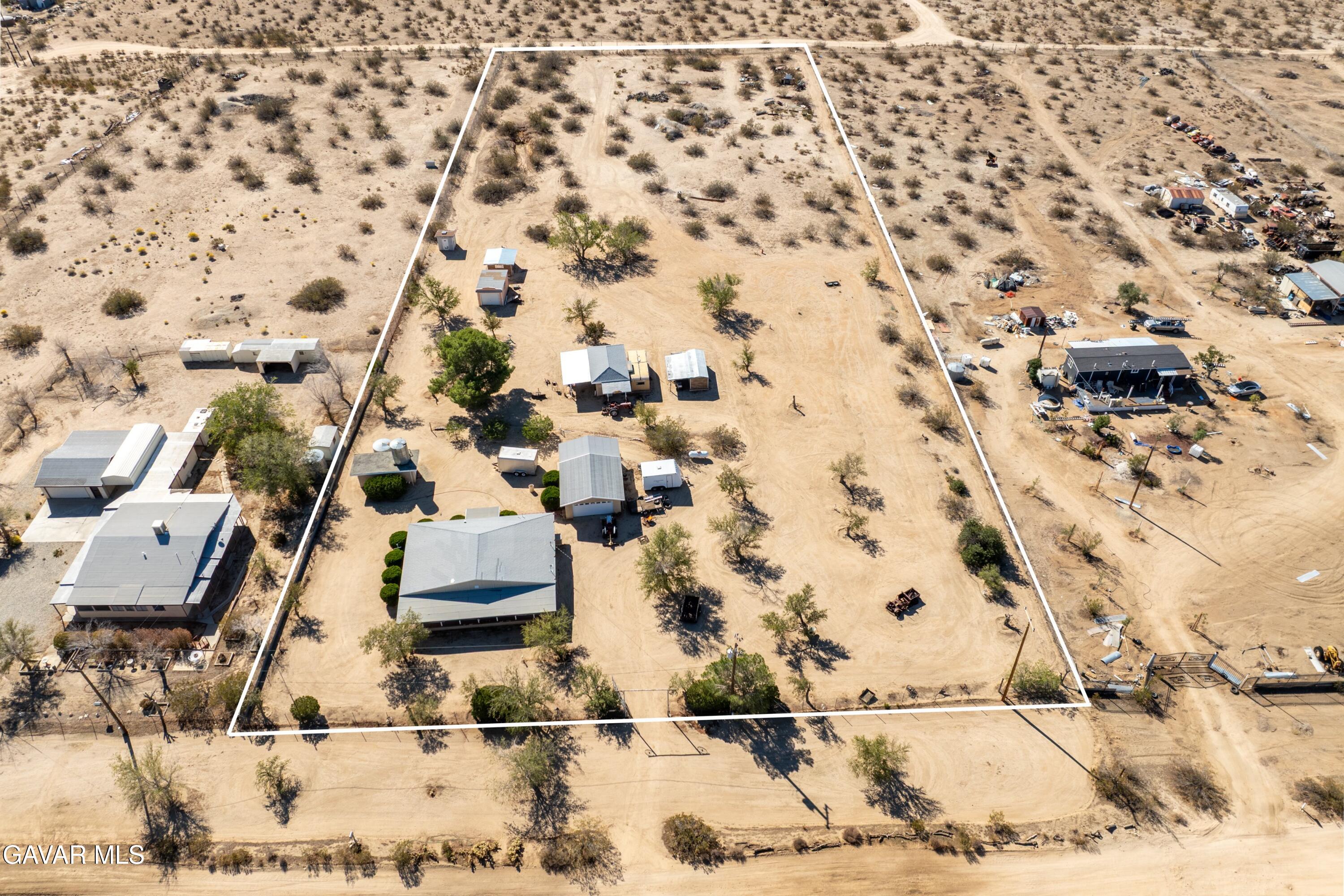 3350 Dawn Road Rosamond, CA 93560 - Photo 4 of 39 drone boundary 7