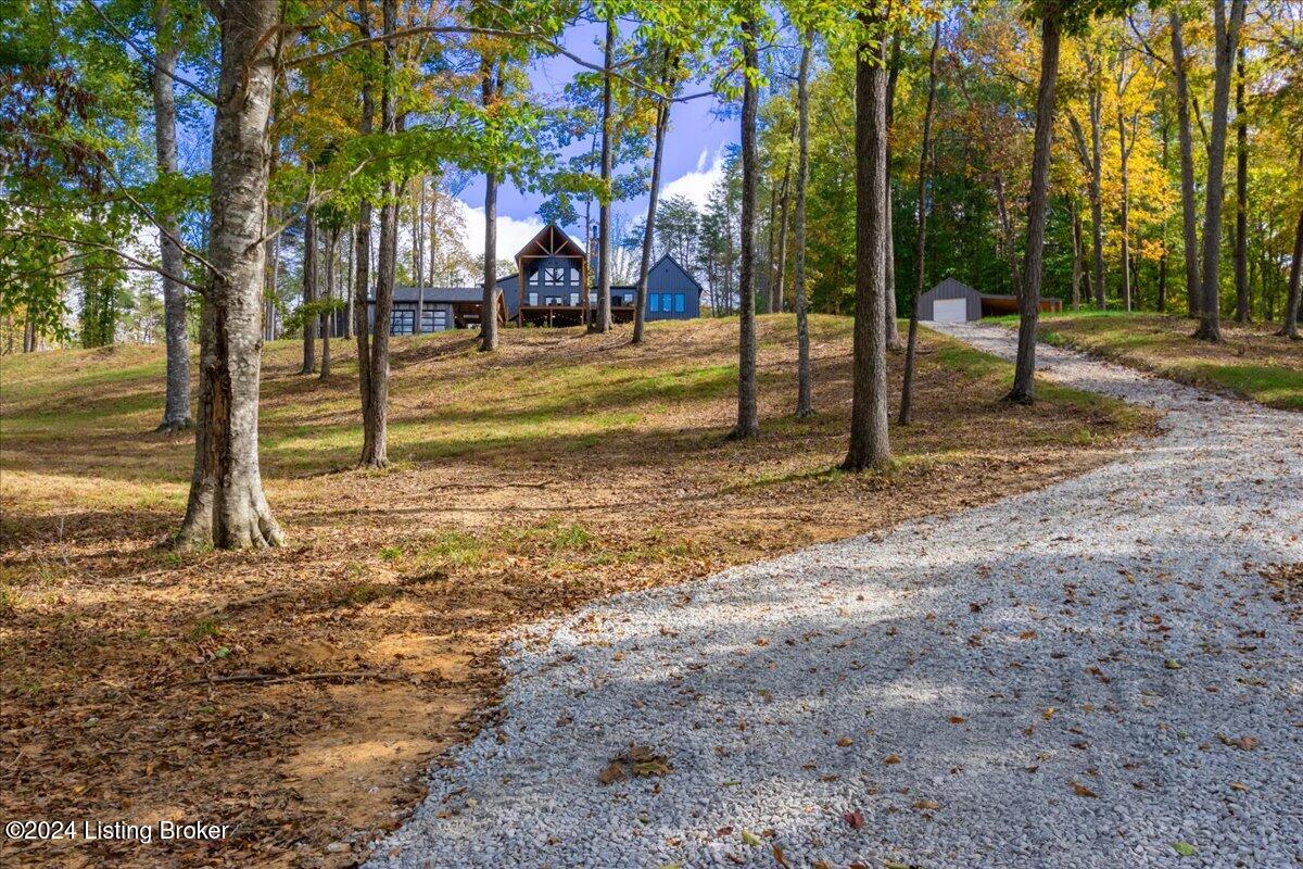 440 Pine Springs Road Clarkson, KY 42726 - Photo 11 of 109 This is not the main driveway, but a side driveway, sellers do not own it but have put gravel down and do use it when needed