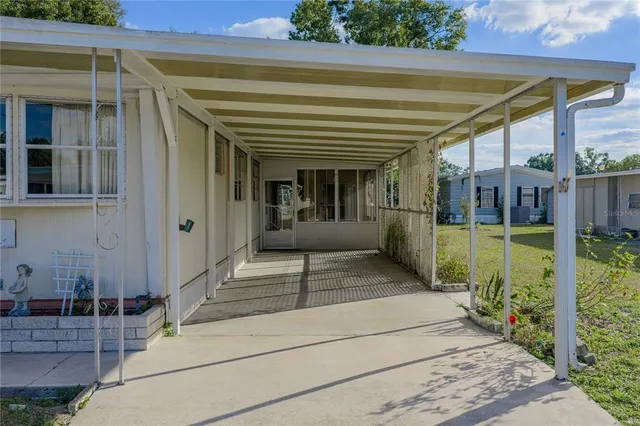 a view of a entryway door front of house