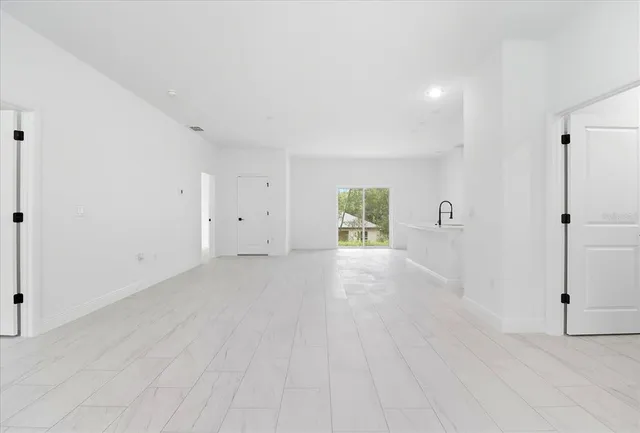 a view of an empty room