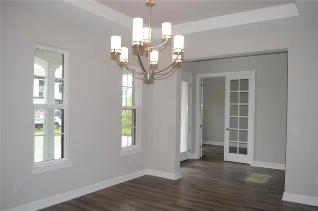 a view of an empty room