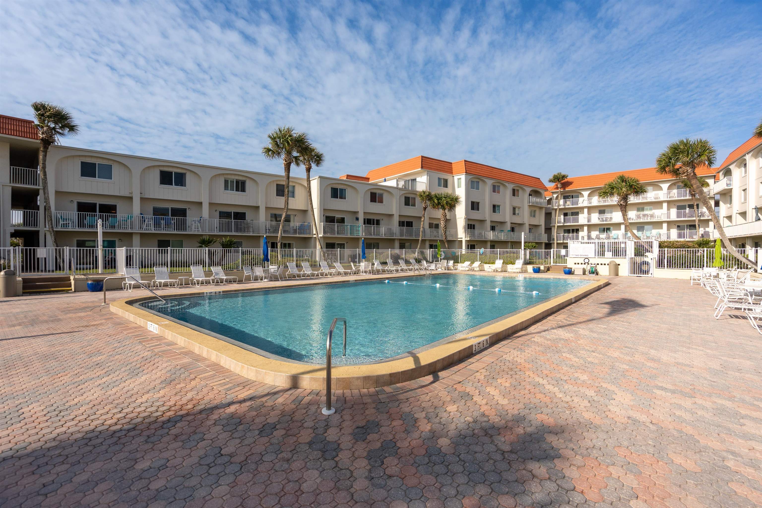 1 Ocean Trace Road, Unit 232 St. Augustine, FL 32080 - Photo 44 of 49 a view of a swimming pool with a patio