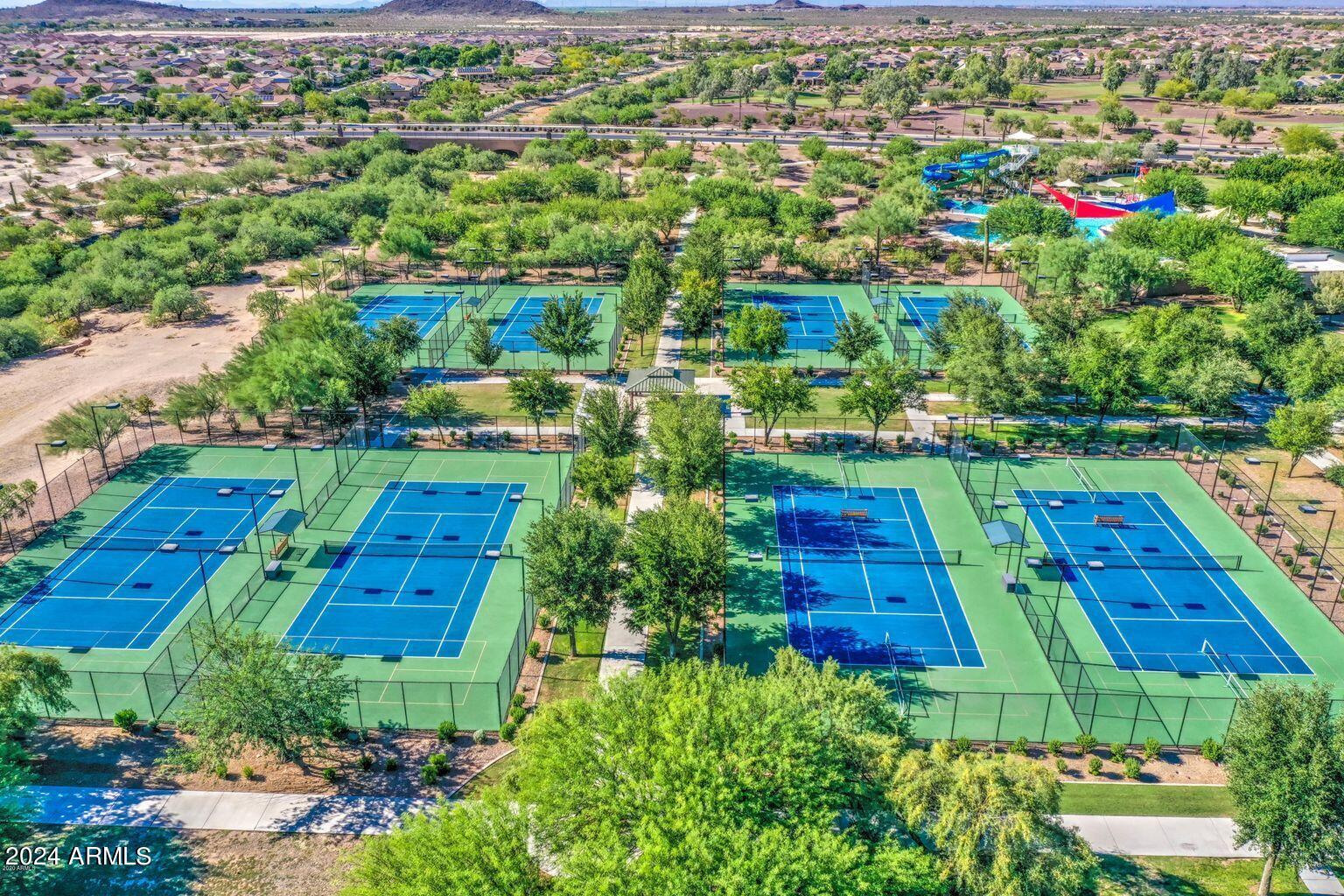 3307 North Riverside Drive Florence, AZ 85132 - Photo 26 of 35 an aerial view of a houses with yard