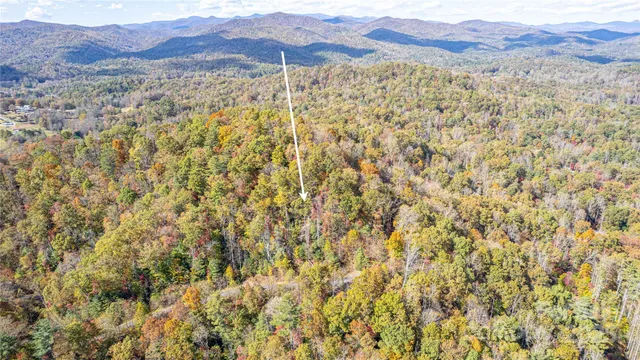 a view of an outdoor space and mountain view