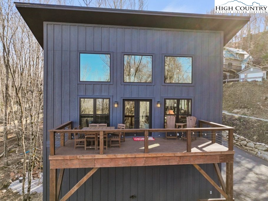 114 Windridge Road Beech Mountain, NC 28604 - Photo 36 of 49 a view of a building from a balcony