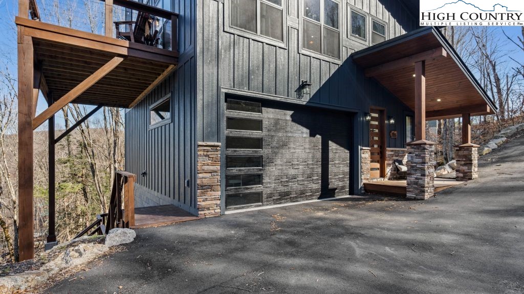 114 Windridge Road Beech Mountain, NC 28604 - Photo 43 of 49 a view of a car garage