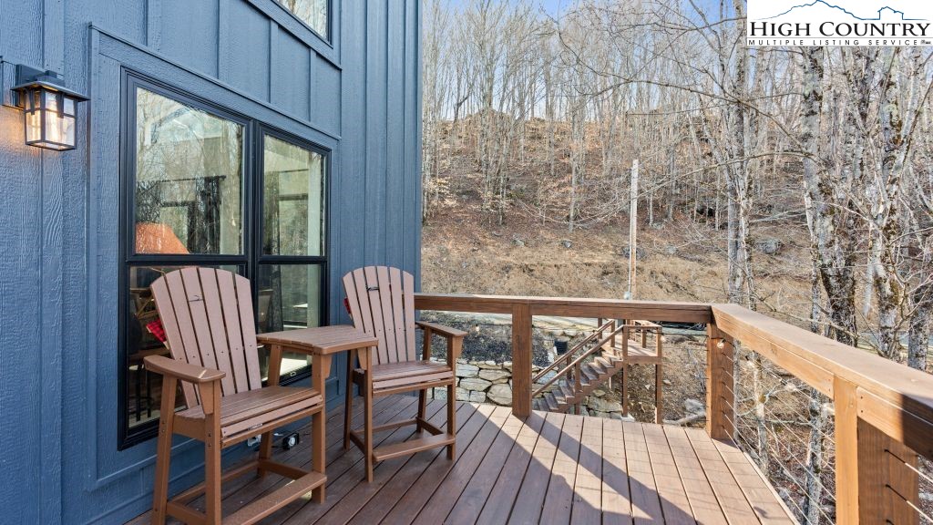 114 Windridge Road Beech Mountain, NC 28604 - Photo 47 of 49 a view of balcony with furniture