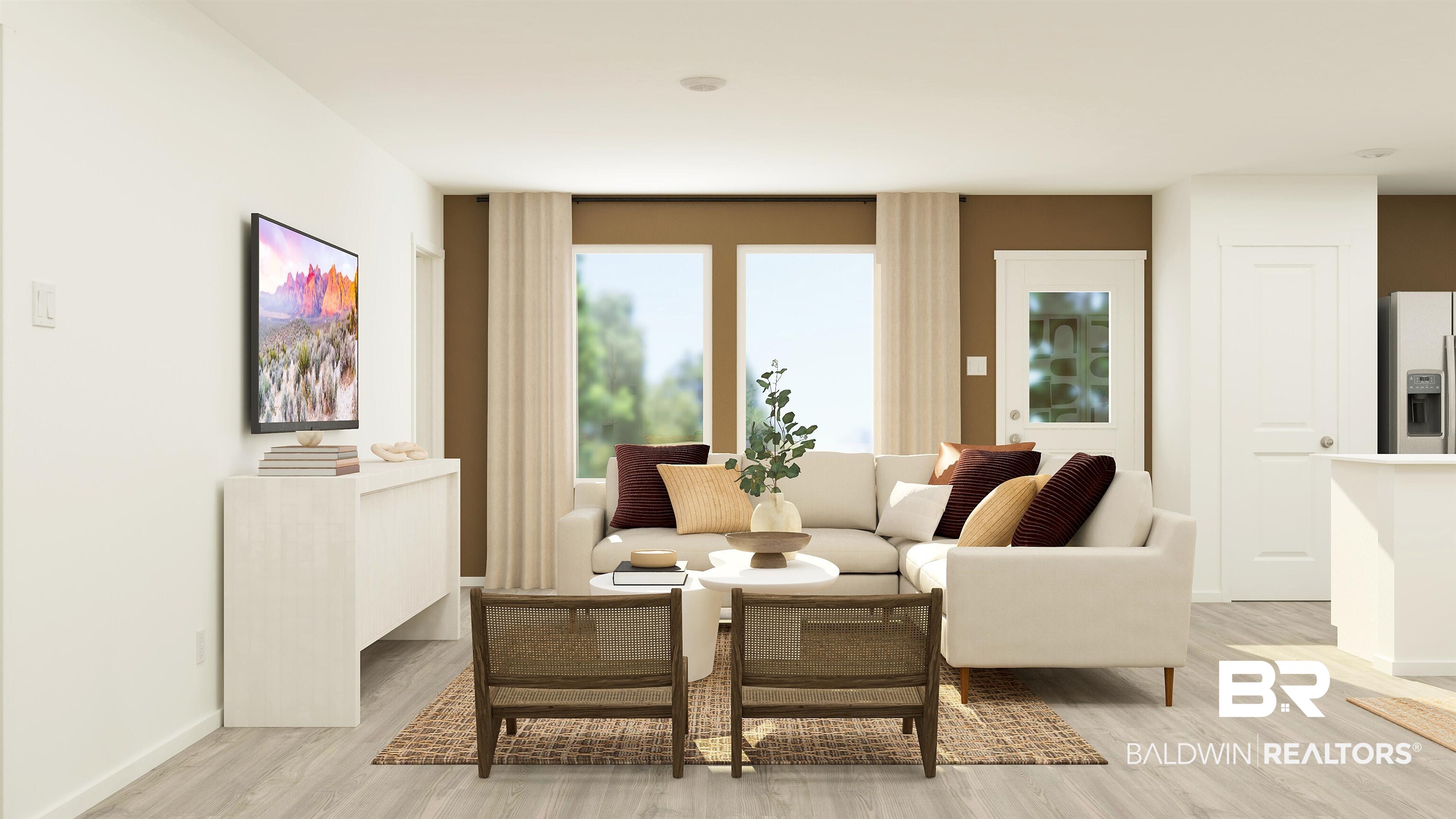 15320 Planters Lane Foley, AL 36535 - Photo 18 of 24 Living room with light wood-style floors