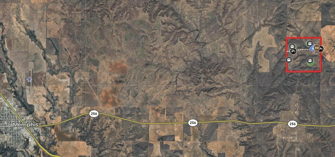 90 Co Road Memphis, TX 79245 - Photo 7 of 7 a bathroom with a toilet and a shower