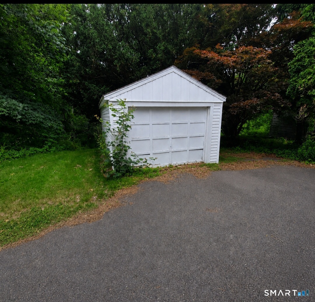 Driveway and garage
