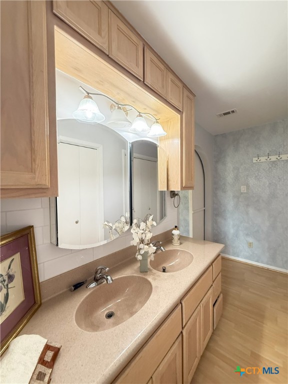 659 County Road 4744 Kempner, TX 76539 - Photo 25 of 48 a bathroom with a sink and a mirror