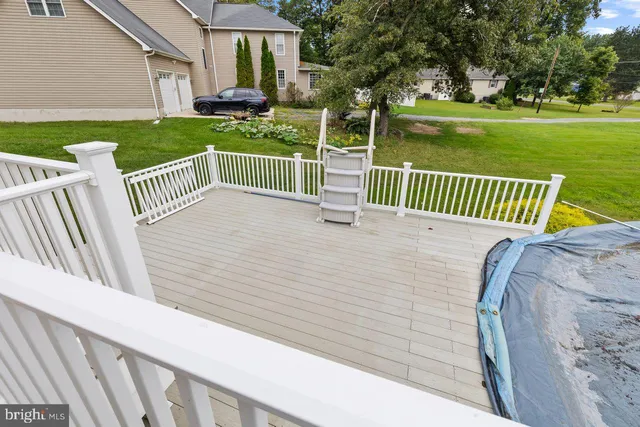 a view of a house with a deck