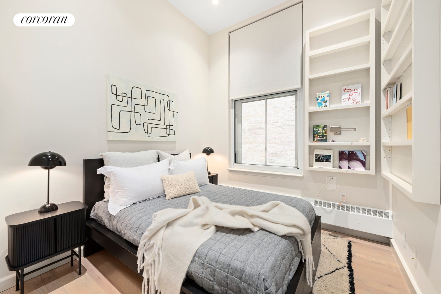 73 Worth Street, Unit 3A Manhattan, NY 10013 - Photo 15 of 18 a bedroom with a bed and a window