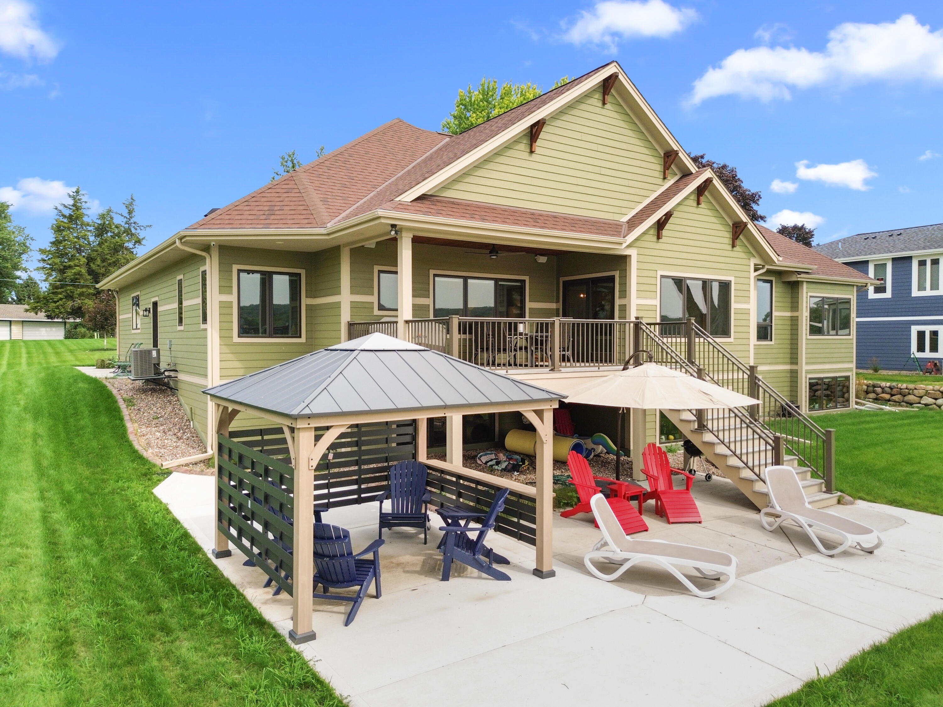 W1411 North Blue Spring Lake Drive Palmyra, WI 53156 - Photo 6 of 53 Back side