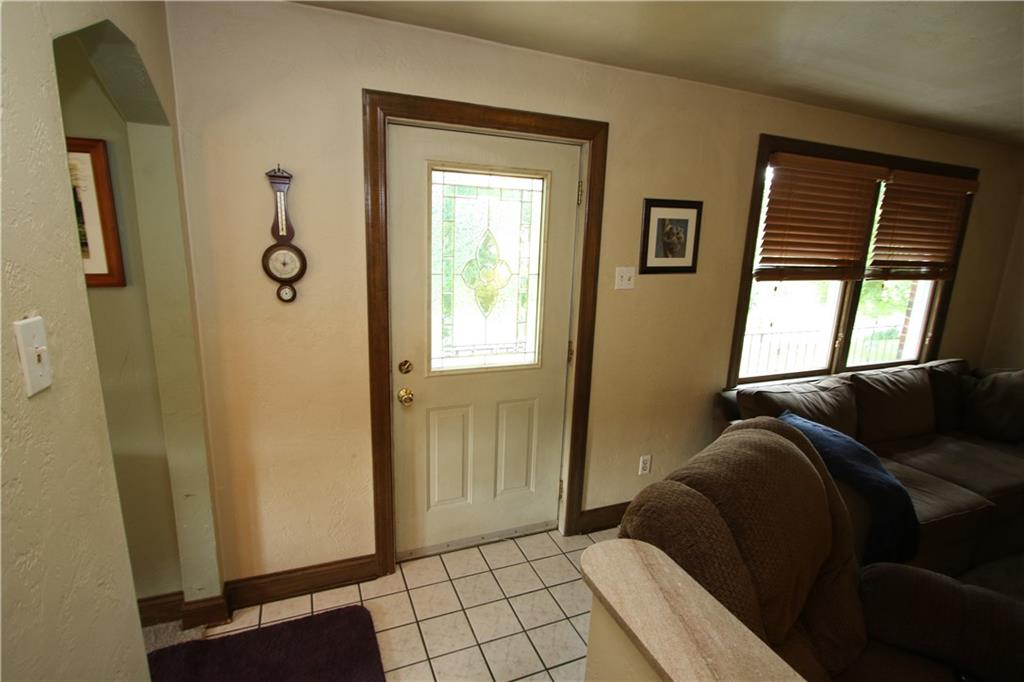 8 Momeyer Road Monongahela, PA 15063 - Photo 6 of 25 Ceramic Tile in 4x7 Front Entry w/ Beautiful Lead Glass Front Door