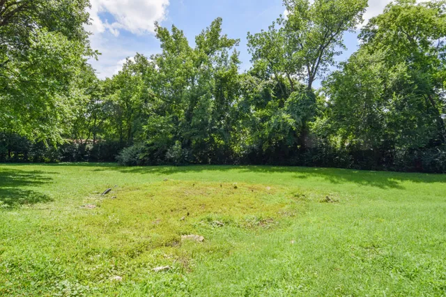 a view of outdoor space with a garden