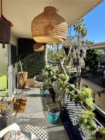 a outdoor view of a patio
