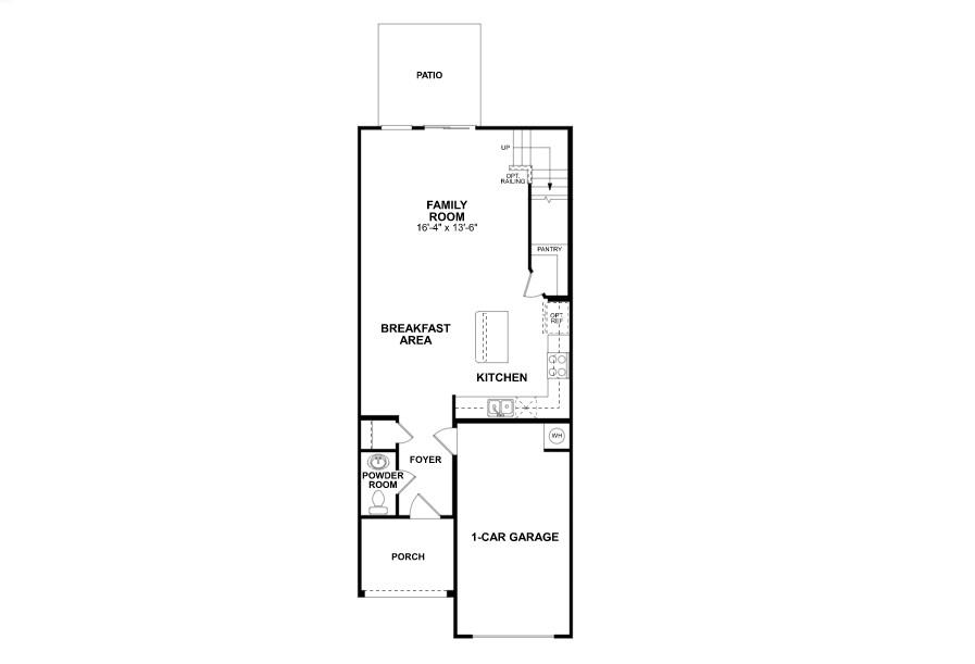 345 Willowsford Drive Monroe, NC 28110 - Photo 8 of 9 a picture of a floor plan