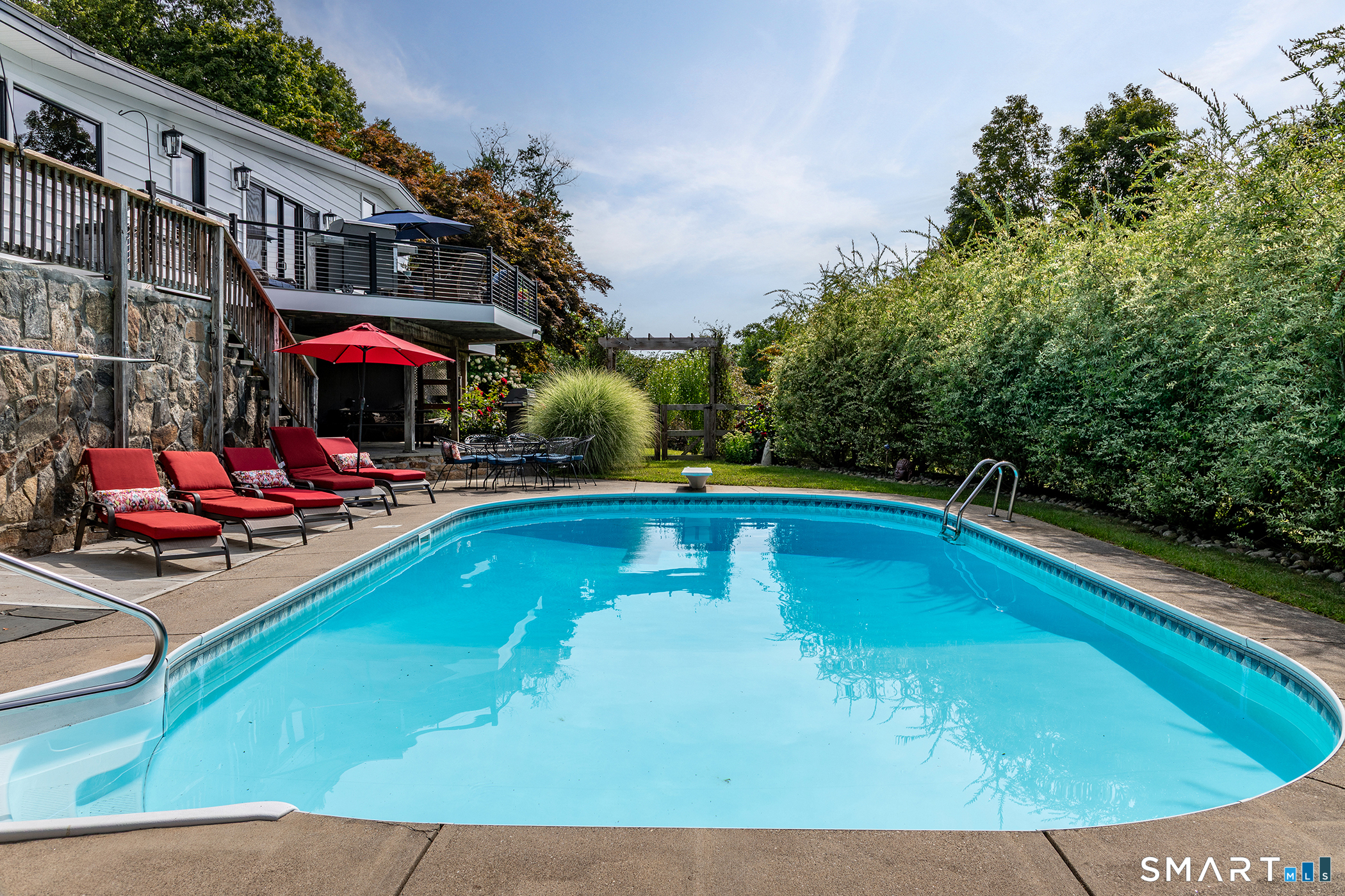 145 Pine Hill Road New Fairfield, CT 06812 - Photo 15 of 35 a view of swimming pool with outdoor seating