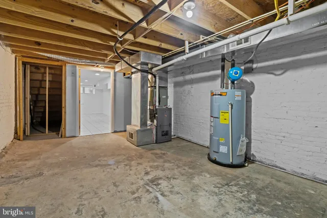 a view of a storage room