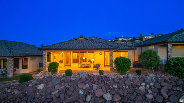 2212 Chippenham Court St. George, UT 84770 - Photo 49 of 75 Rear view of property with a patio area