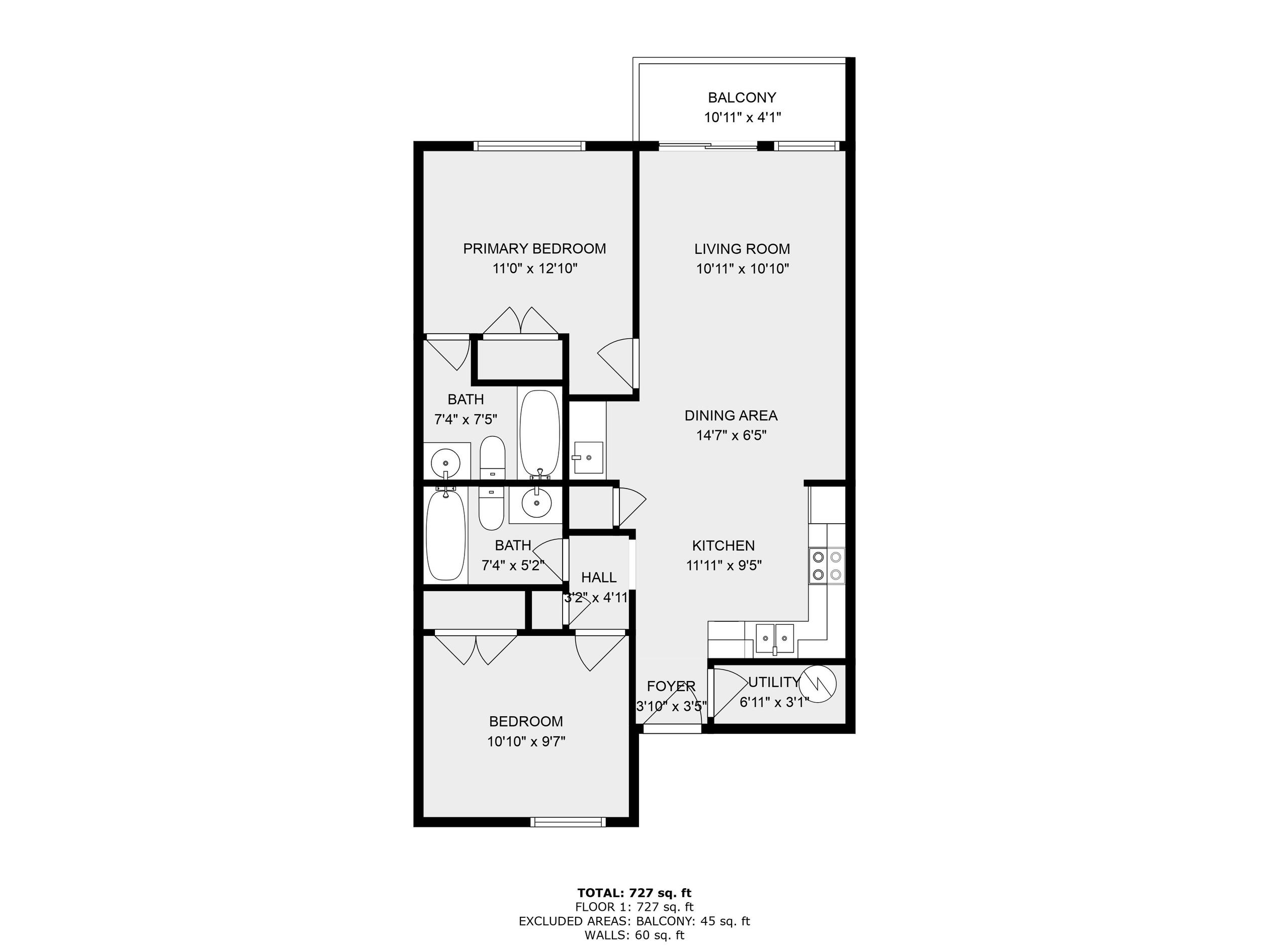 400 Plantation Road, Unit 4309 Gulf Shores, AL 36542 - Photo 43 of 43 Floor Plan