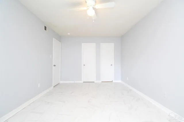 a view of an empty room