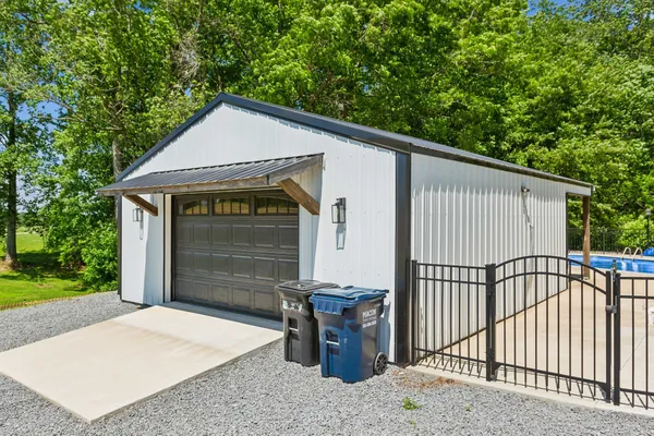 a front view of a house having yard
