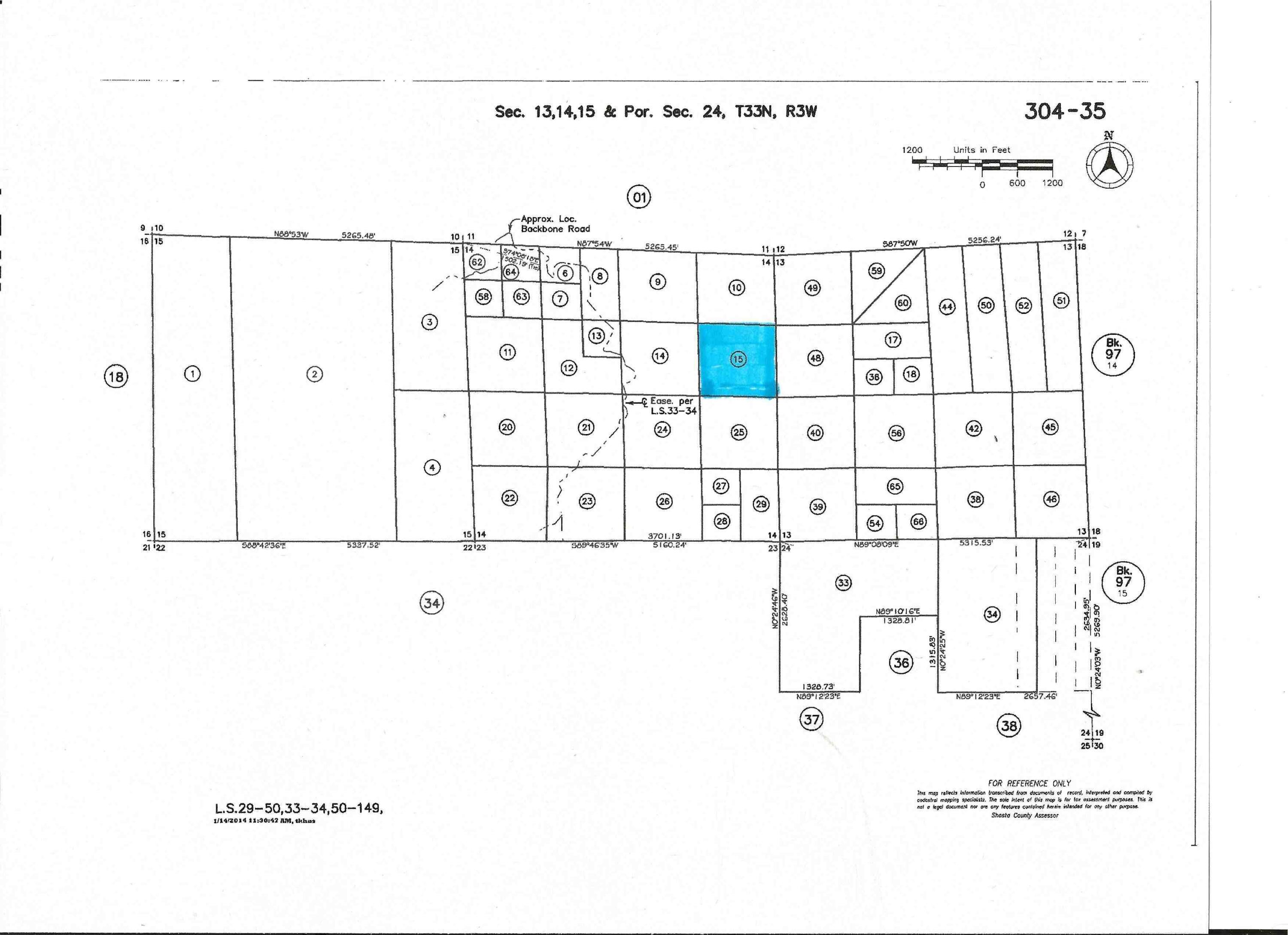 Blue Sky Road Bella Vista, CA 96008 - Photo 5 of 5 AP map