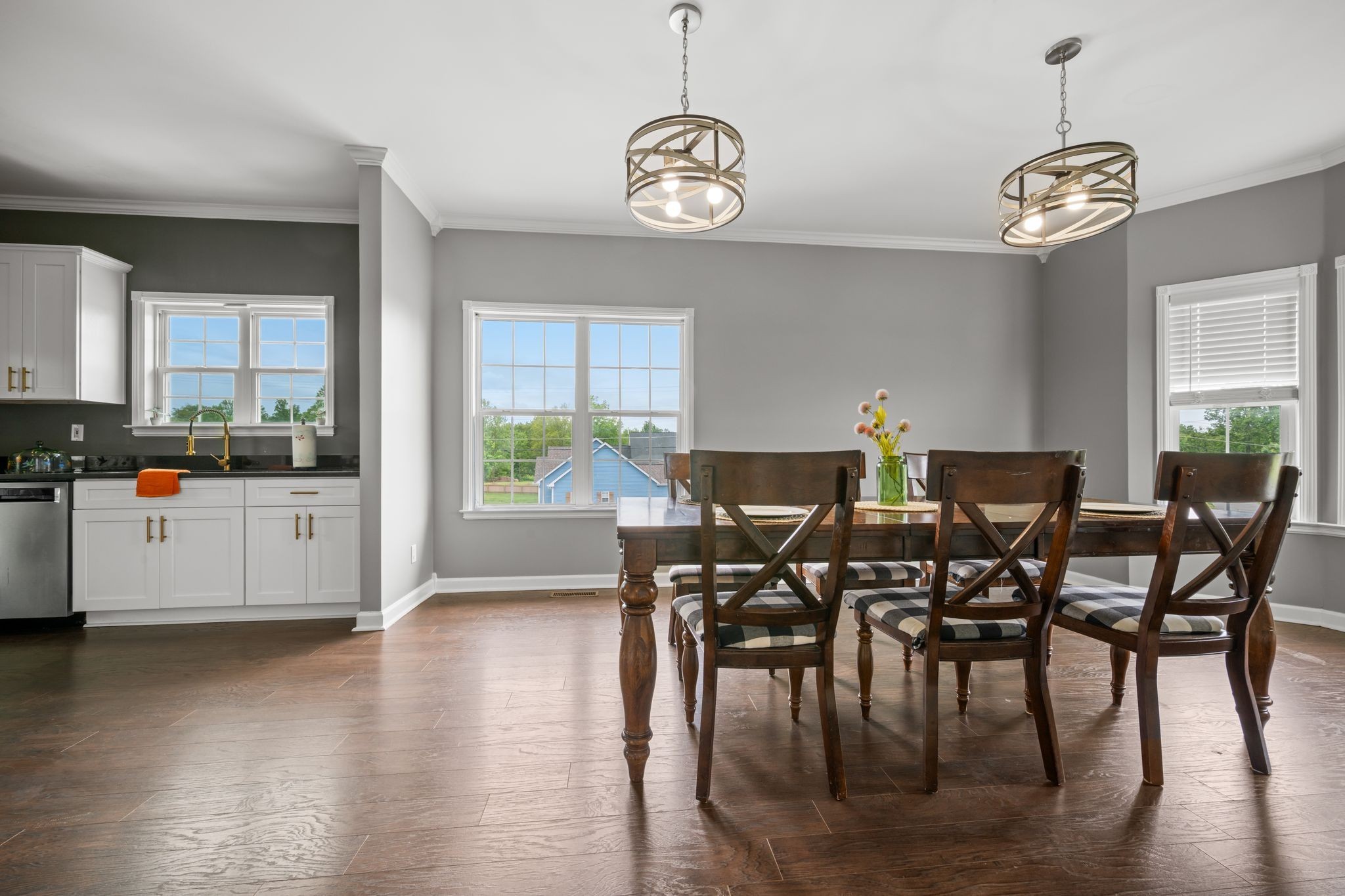 830 Blakemore Road Dickson, TN 37055 - Photo 8 of 22 a view of a dining room with furniture window and wooden floor