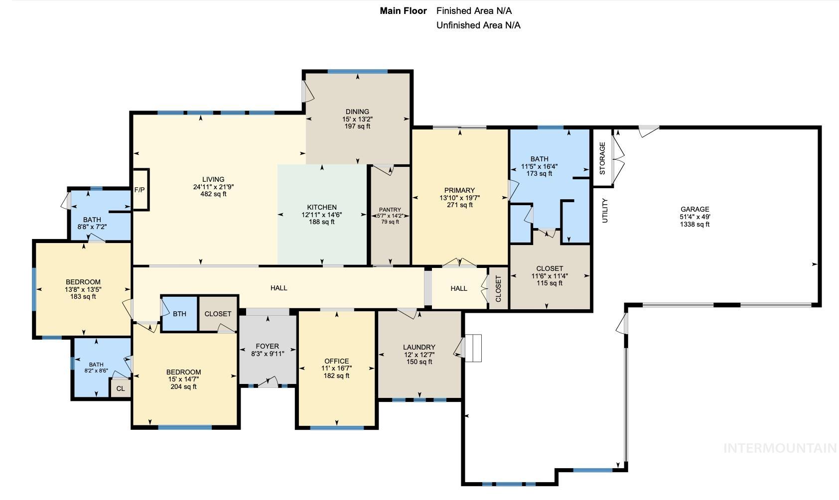 15465 Syrah Court Caldwell, ID 83607 - Photo 45 of 45 View of home floor plan