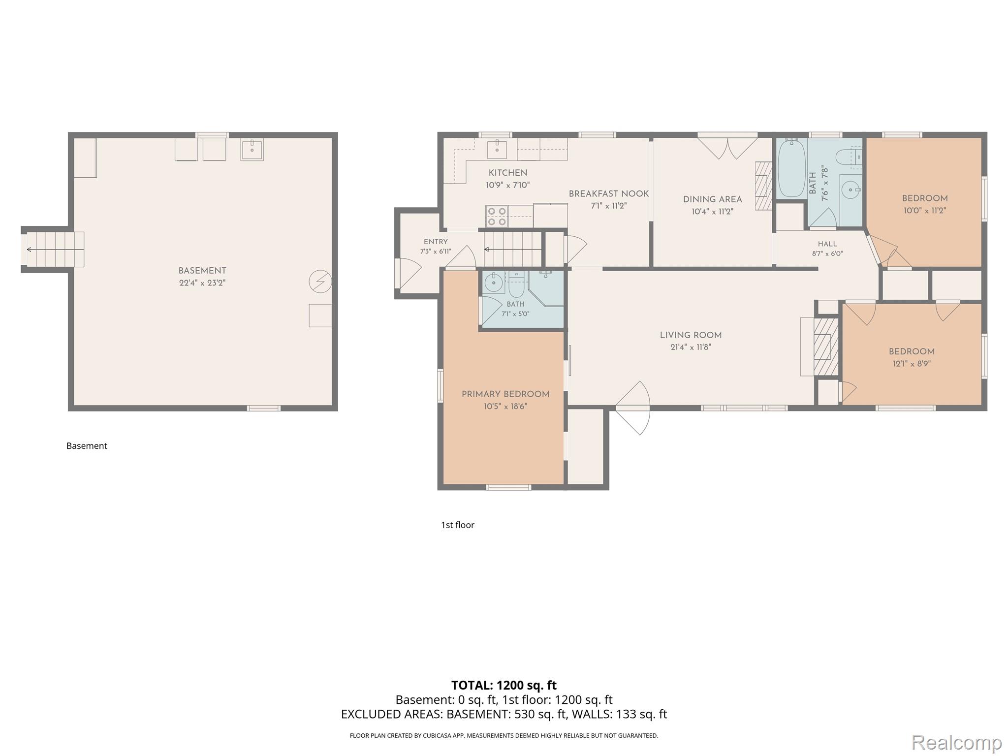 7800 Maple Street Birch Run, MI 48415 - Photo 28 of 29 Floor plan
