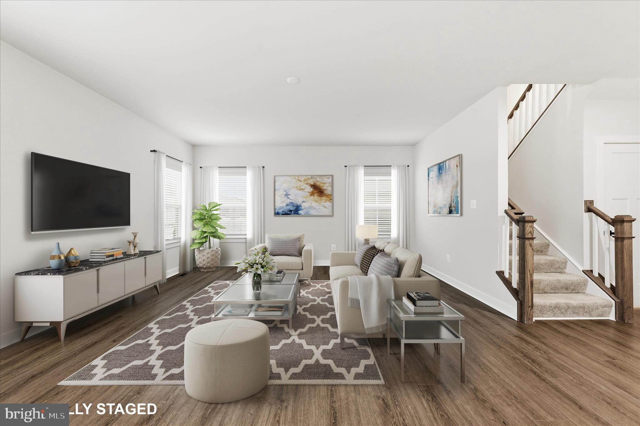 516 Rushbrook Road Martinsburg, WV 25403 - Photo 4 of 86 a living room with furniture and a flat screen tv