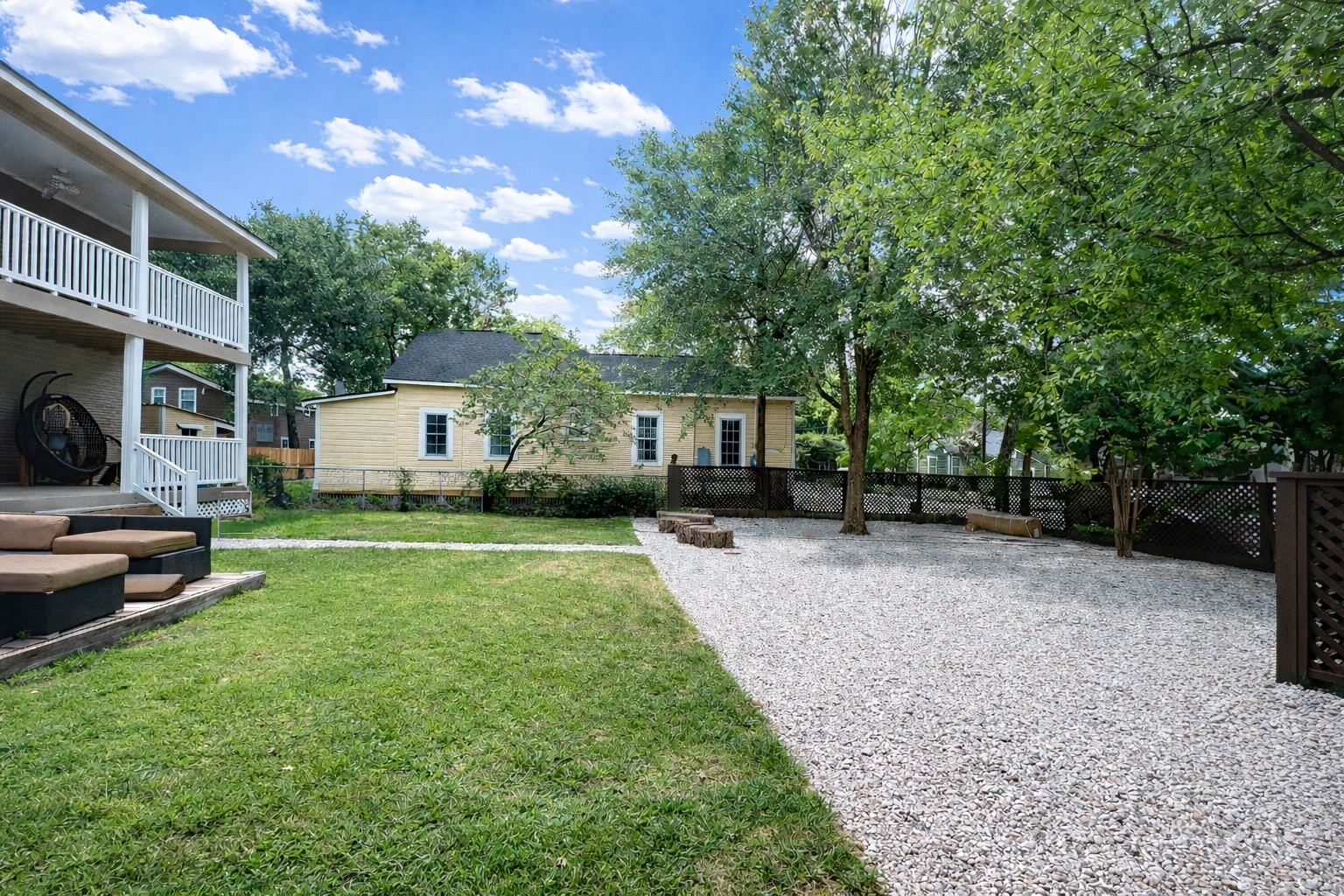 603 Granberry Street Humble, TX 77338 - Photo 15 of 16 a house view with a garden space