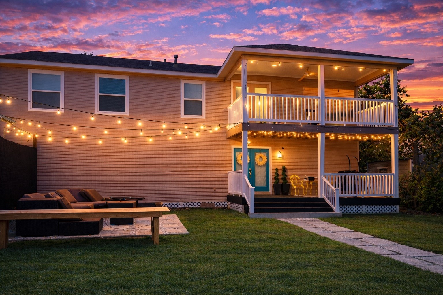 603 Granberry Street Humble, TX 77338 - Photo 16 of 16 a front view of a house with a yard