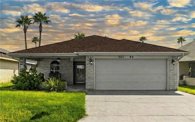 a front view of house with yard