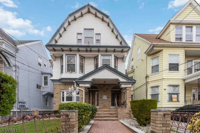 a view of a big building with many windows