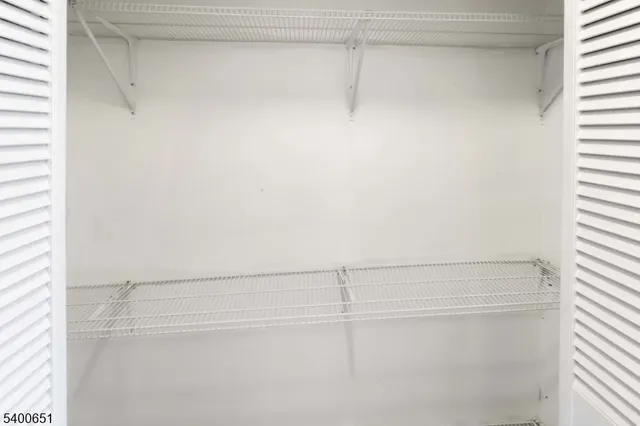 a close view of closet