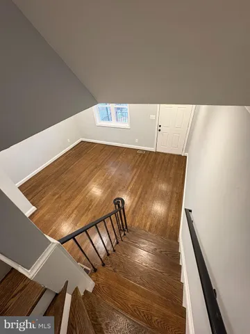 a view of wooden floor