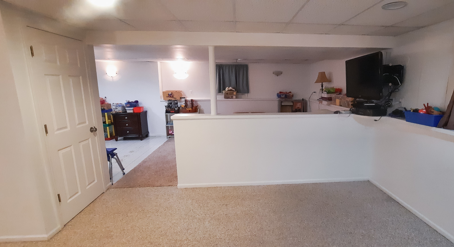 1808 May Drive Johnsburg, IL 60051 - Photo 28 of 32 a view of living room with furniture and a flat screen tv