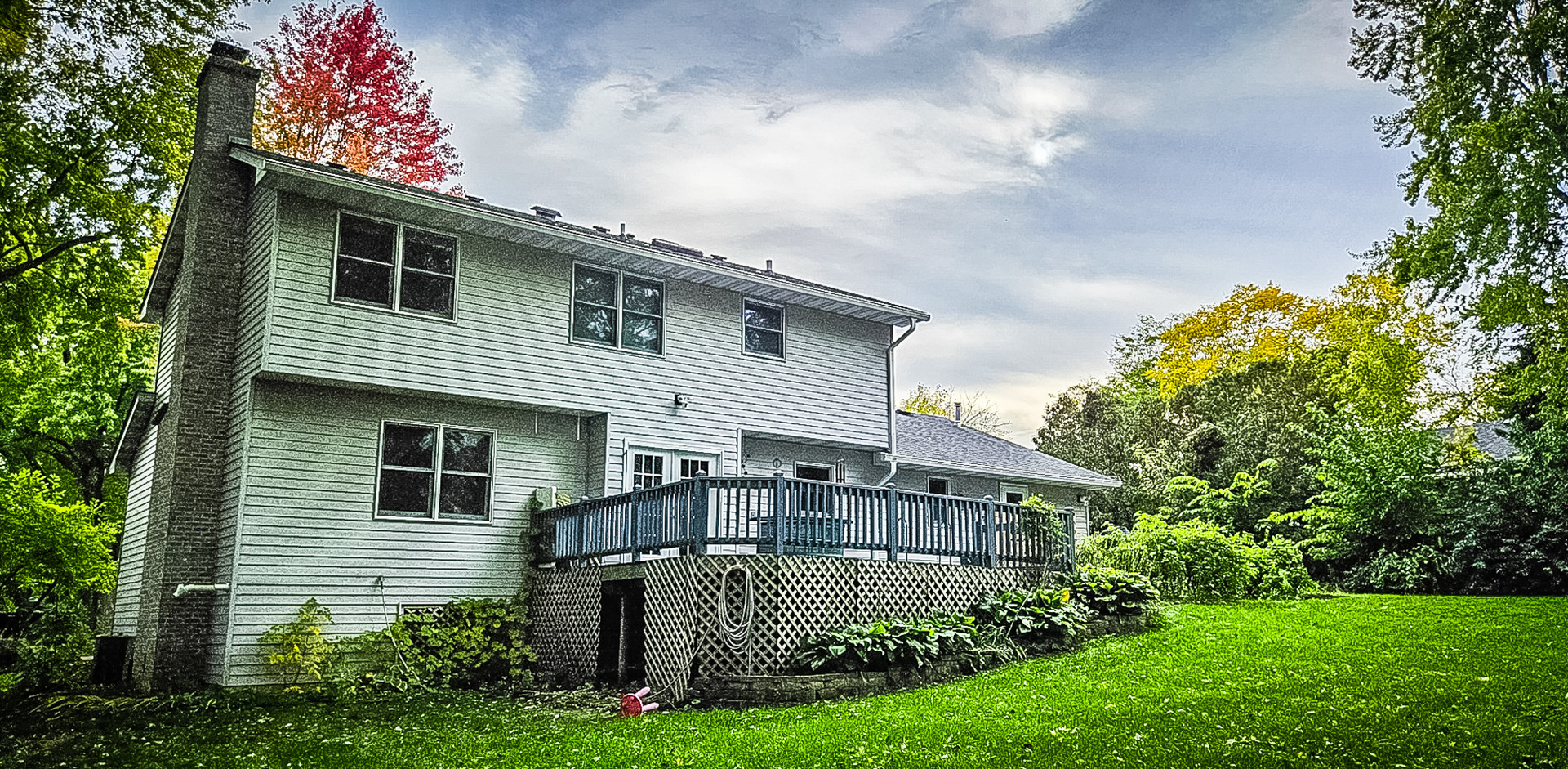 1808 May Drive Johnsburg, IL 60051 - Photo 31 of 32 a front view of a house with garden