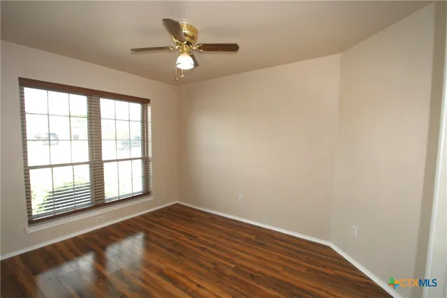 wooden floor in an empty room