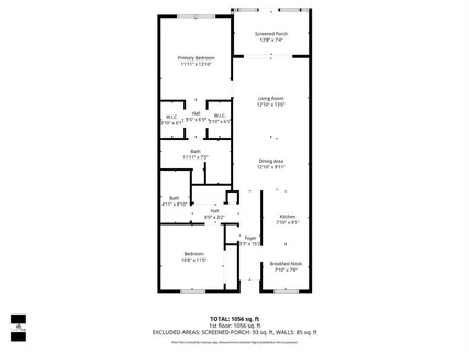 a picture of a floor plan