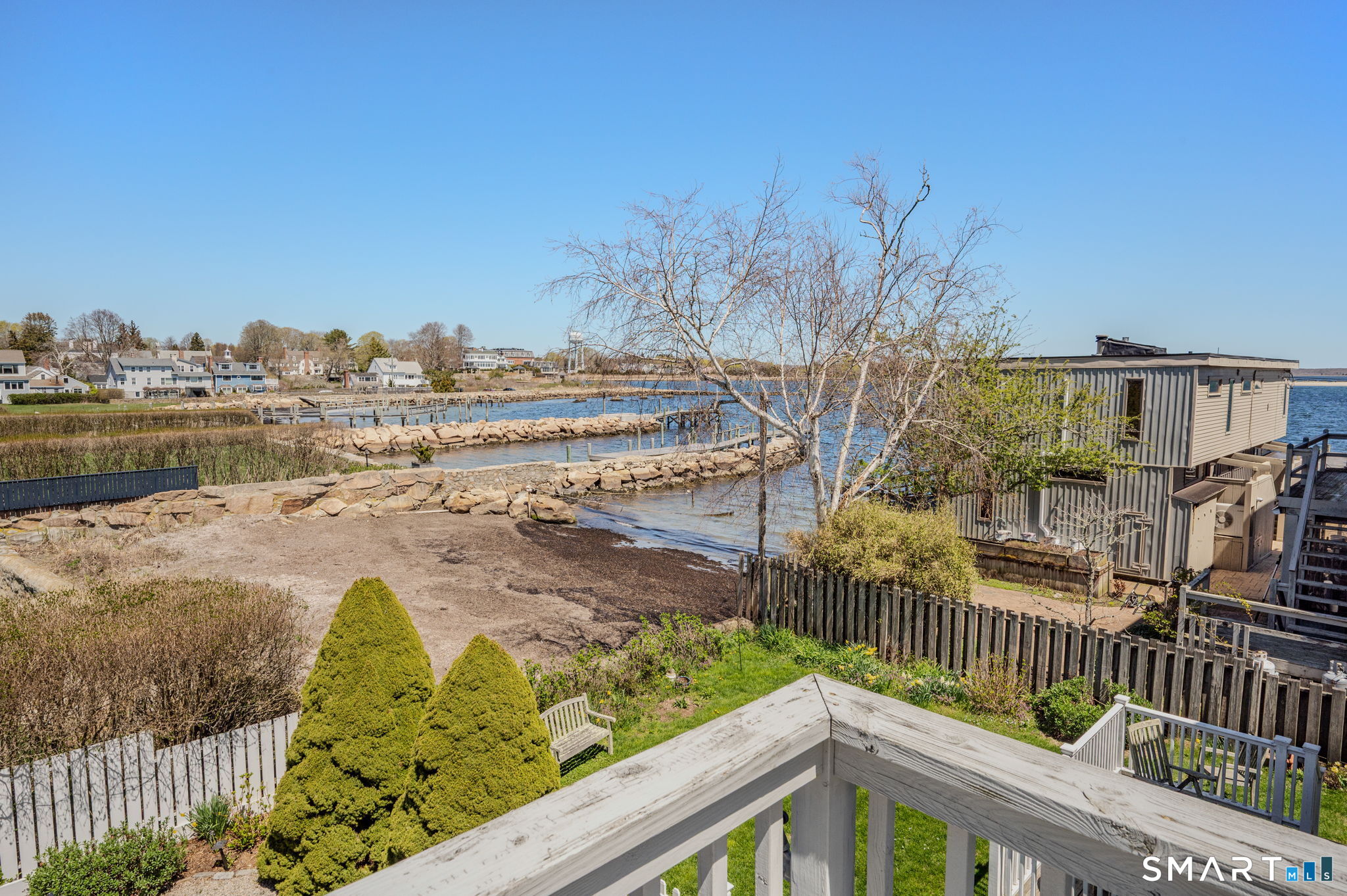 20 Diving Street Stonington, CT 06378 - Photo 25 of 33 a balcony with view of lake