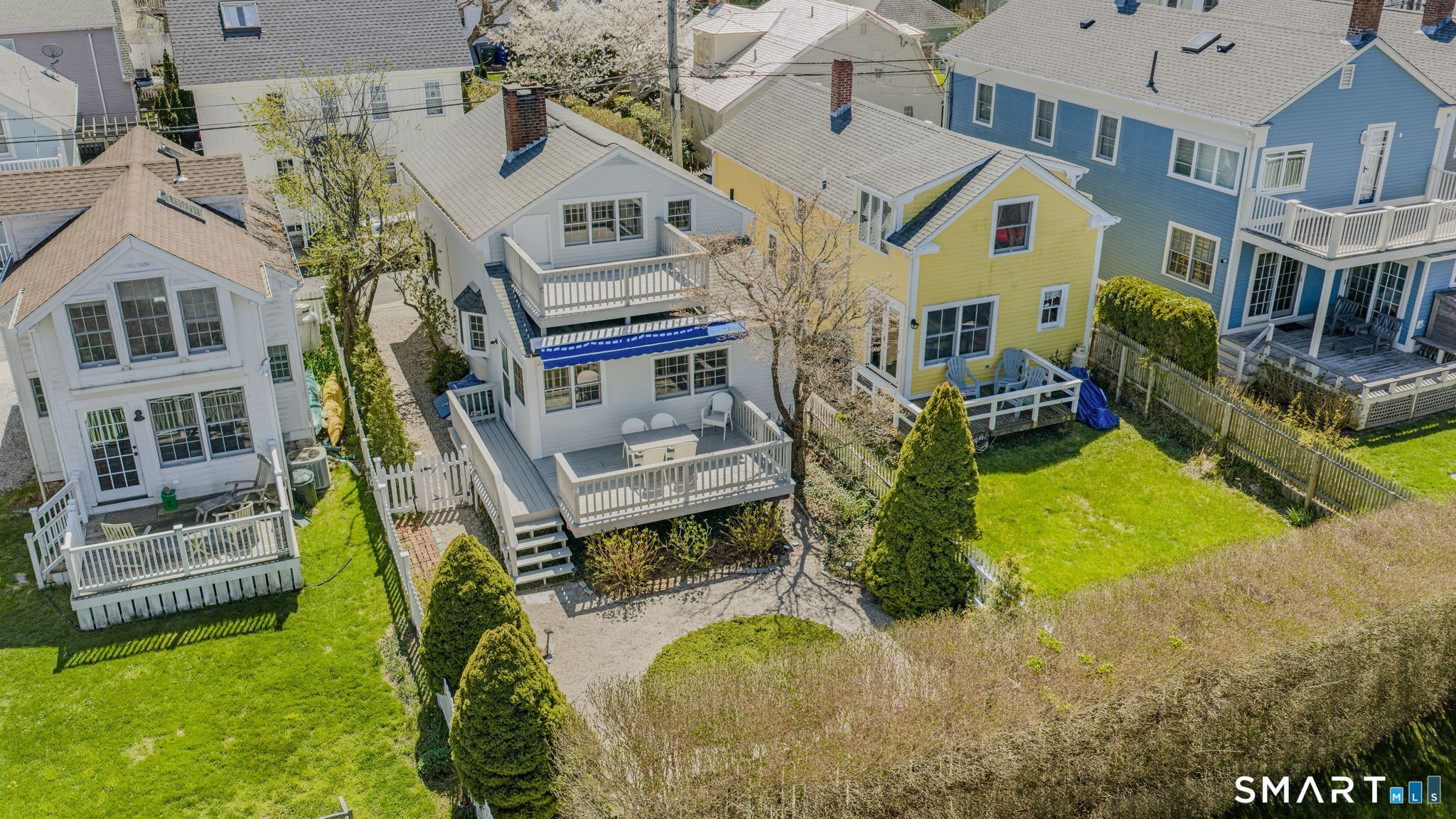 20 Diving Street Stonington, CT 06378 - Photo 29 of 33 an aerial view of a house with swimming pool
