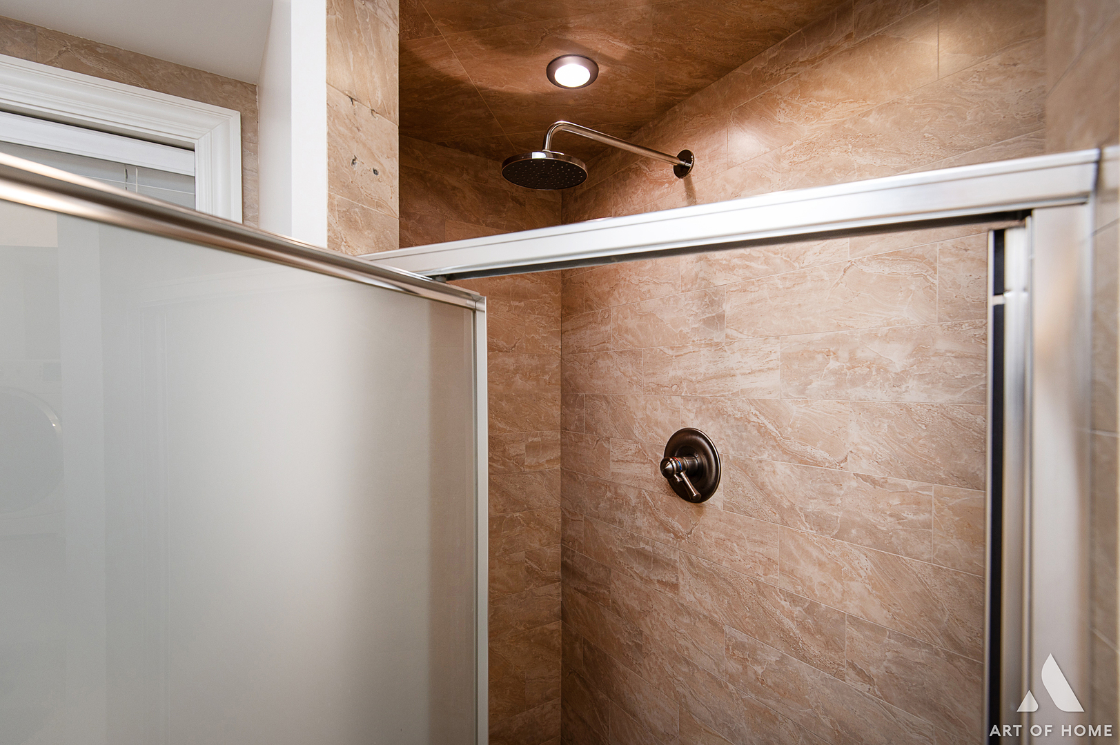4820 West George Street, Unit 2 Chicago, IL 60641 - Photo 7 of 24 a bathroom with a shower