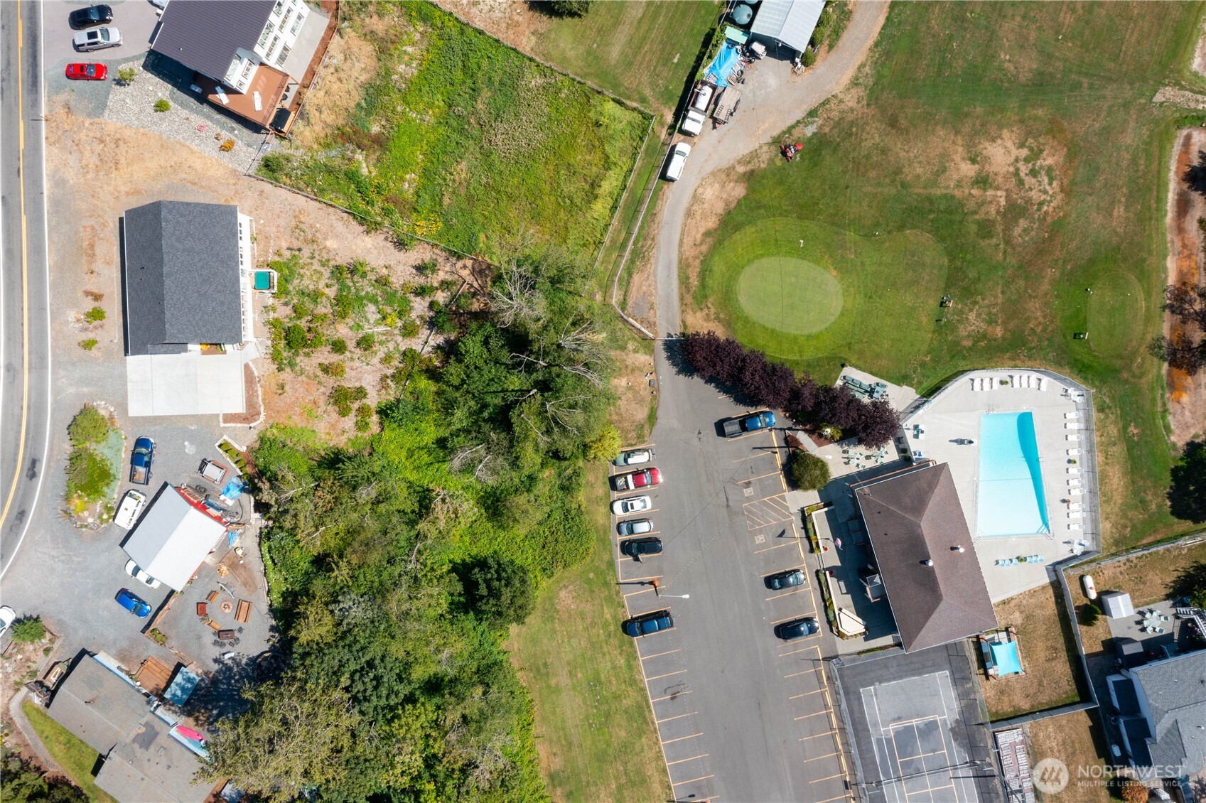 4597 Orcas Way Ferndale, WA 98248 - Photo 38 of 40 an aerial view of a swimming pool